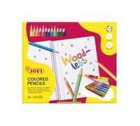 Jovi - Lápices de colores Woodless, 288 unidades, 12 Colores surtidos