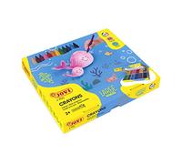 Jovi - Large Easy Grip Ceras plásticas hexagonales, caja 300 ceras surtidas (909)