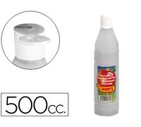 Jovi- Témpera líquida, Color plata, 500 ml (Paquete de 1) (37)
