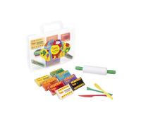 Jovi - Maletín de plastilina con 8 pastillas, rodillo y 3 herramientas de modelaje, para niños a partir de 3 años, no tóxica, sin gluten, ideal para manualidades y juegos