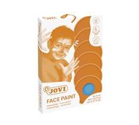 Jovi - Maquillaje Facial en Crema Infantil, 6 uds Color Azul Claro 8 ml