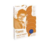 Jovi - Maquillaje Facial en Crema Infantil, 6 uds Color Azul Oscuro, de 8ml