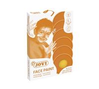 Jovi - Maquillaje Facial en Crema Infantil, 6 Unidades Color Amarillo, 8 ml