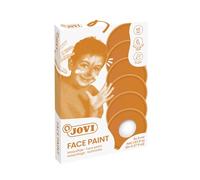 Jovi - Face Paint, Maquillaje Facial Infantil de 8 mililitros, 6 Unidades, Color Blanco