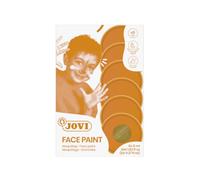 Jovi - Maquillaje facial en crema infantil, 6 unidades color oro de 8 ml | Face Paint, gran poder cubriente, fácil y suave de aplicar, sin agua, fácil de limpiar, no se seca