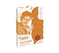 Jovi - Maquillaje Facial en Crema Infantil, 6 Unidades Color Rojo de 8 ml