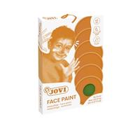 Jovi - Maquillaje Facial en Crema Infantil, 6 Unidades Color Verde de 8 ml