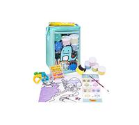 Jovi - MULTIUSE BAG My arts & crafts mochila infantil Dino, Kit manualidades con tempera y plastilina multicolor pastel (345D), Verde