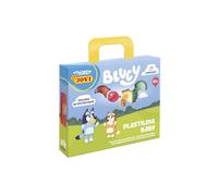 Jovi - My First, maletín con 4 pastillas de plastilina baby Bluey, sin gluten, no se seca, super blanda, a partir de 12 meses