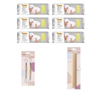 Jovi - Pack de 6 pastillas de masa de modelar de 500 gr + vaciadores y rodillo de madera