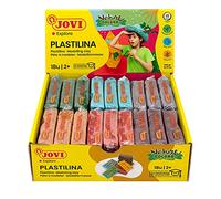 Jovi - Pack de plastilina base vegetal, 18 pastillas de 50 gramos, Nature Colors, sin gluten (70/18N)