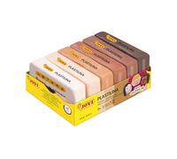 Jovi - Pack de plastilina base vegetal, 6 pastillas de 50 gramos, multicultural colors, sin gluten (70/6M)