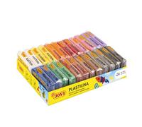 Jovi - Pack de Plastilina de 12 Colores, 24 Pastillas de 50 Gramos, no Tóxica, sin gluten, Base Vegetal, para niños a Partir de 3 años, Manualidades y Juegos (P70/24C)