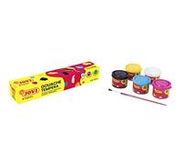 Jovi - Paquete de 5 Témpera de 35 ml (505) | Témpera líquida escolar, Base agua, no tóxica, fácil de aplicar, Para manualidades y pintura infantil, sin gluten, lavable