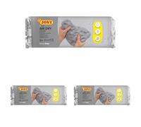 Jovi - Pasta para modelar Air Dry, Gris original, 1 Kg (86G) (Paquete de 3)