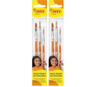 Jovi- Pinceles Maquillaje Infantil, Color azúl (1) (Paquete de 2)