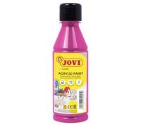 Jovi - Pintura acrílica, bote 250 ml, color magenta, alto poder cubriente | Se aplica fácilmente sobre cualquier superficie, a partir de 3 años, secado rápido, Ideal para manualidades