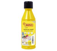 Jovi - Pintura acrílica, bote 250ml, color amarillo , alto poder cubriente