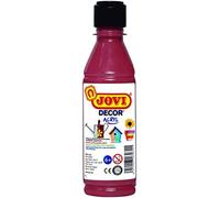 Jovi - Pintura acrílica, bote de 250 ml, color marrón, alto poder cubriente | Se aplica fácilmente sobre cualquier superficie, a partir de 3 años, secado rápido, Ideal para manualidades
