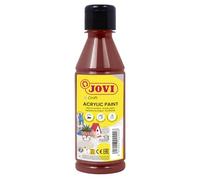 Jovi - Pintura acrílica, bote de 250 ml, color marrón, alto poder cubriente