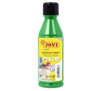 Jovi- Acrylfarbe PINTURA ACRILICA, Color verde claro, 250 ml (1er Pack) (68017)