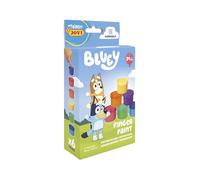 Jovi - Pintura de Dedos Bluey, estuche con 6 botes de 35 ml, a partir de 24 meses, sin gluten