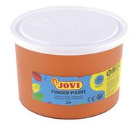 Jovi pintura de dedos finger paint bote 500ml unicolor naranja
