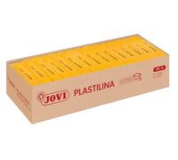Jovi - Plastilina 100% base vegetal, 350 gramos, color amarillo oscuro, sin gluten (7203), 1 unidad