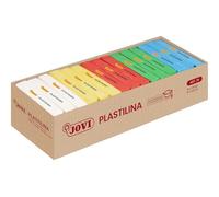 Jovi - Plastilina 15 Pastillas de 350 gr, en 5 Colores básicos, no se Seca
