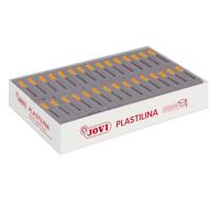 Jovi - Plastilina, 30 Pastillas de 50 gr en Color Gris, no se seca