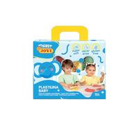 Jovi Plastilina Baby - 4 pastillas de 38g, Set de 4 colores surtidos, sin gluten, NO se seca, para niños a partir de 12 Meses (372/4)