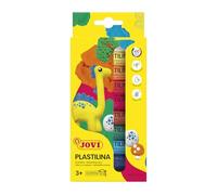 Jovi- Plastilina, Color 10 surtidos, Colors (216005) | Base vegetal, no tóxica, no se seca, para niños a partir de 3 años, reutilizable, ideal para manualidades y juegos