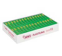 Jovi PLASTILINA, color verde claro, 350 gramos (7010) | Base vegetal, no tóxica, sin gluten, para niños a partir de 3 años, reutilizable, ideal para manualidades y juegos