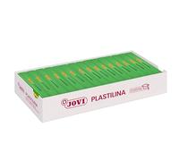Jovi (7110) Caja de plastilina, 15 pastillas 150 Gr-verde claro, color