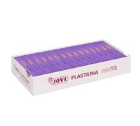 Jovi - Plastilina Vegetal, 15 Pastillas de 150g, Color Violeta, no se Seca