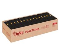 Jovi - Plastilina vegetal, 15 pastillas de 350 gr, color Negro, no se seca