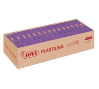 Jovi - Plastilina vegetal, 15 pastillas de 350gr, color Violeta, no se seca