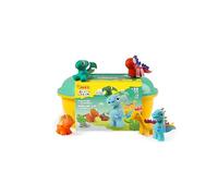 Jovi - play&fun jurassic - kit de plastilina dinosaurios con complemen