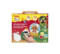 Jovi - play&fun navidad - set para pintar con arena de colores, 8 bote