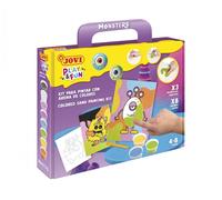 Jovi - play&fun - set para pintar con arena de colores, 8 botes de are