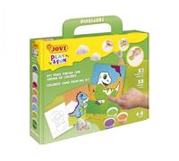 Jovi - play&fun - set para pintar con arena de colores, 8 botes de are