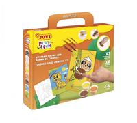 Jovi - play&fun - set para pintar con arena de colores, 8 botes de are