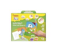 Jovi - Play&Fun - Set para pintar con arena de colores, 8 botes de arena y láminas para colorear dinosaurios, regalos y manualidades para niñas y niños a partir de 3 años (2106)