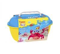 Jovi - Play&Fun SPLASH - Kit de plastilina animales marinos, 24 pastillas de 15 gr, 3 plantillas con recortables y 3 herramientas de modelado, regalos y manualidades a partir de 3 años (2203)