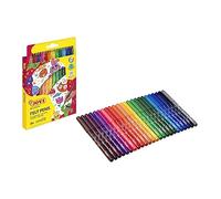 Jovi - Rotuladores de colores, Estuche de 24 uds, punta media 3 mm, lavable | Capuchón ventilado, trazo homogéneo, Para manualidades y uso escolar, colores surtidos