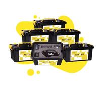 Jovi - Starter Kit, 6 Baúles tecnológico con Actividades Steam para un Total de 24 Alumnos, Incluye Placas Micro:bit, Placa extensora y demás componentes necesarios