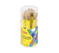 Jovi - Super Jumbo Paint Brushes Bote 9 Pinceles Gruesos (17 cm) Pelo cerda | para acuarelas, témperas y pintura acrílica, a partir de 3 años, para manualidades y actividades escolares