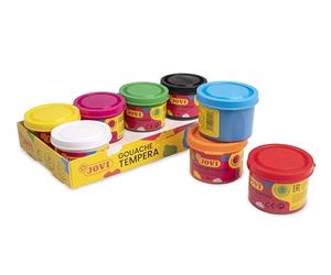 Jovi - Témpera líquida, 8 botes de temperas de 35ml, colores primarios
