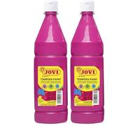 Jovi Tempera liquida escolar 1000 ml magenta (Paquete de 2)