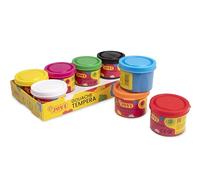 Jovi - Témpera líquida, pinturas para niños botes, 8 botes de temperas de 35ml, colores primarios, Lavables, temperas escolares, pintura manualidades (P508)